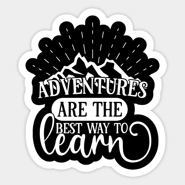 Adventurous Sticker by JKFDesigns